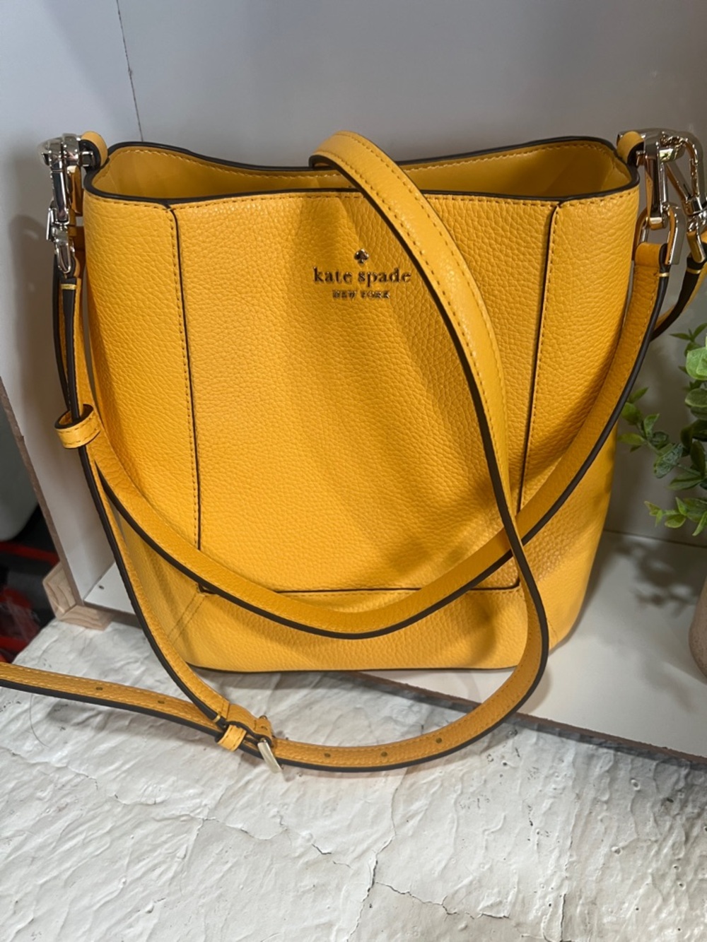 Kate Spade Lena Bucket Bag in Daffodil - Picture 5 of 5